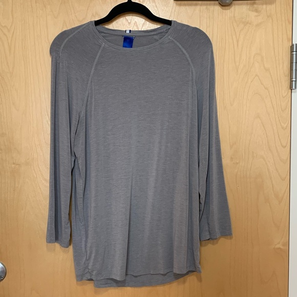 Kit & Ace Prima Ace Grey 3/4 Sleeve Top - Picture 2 of 12